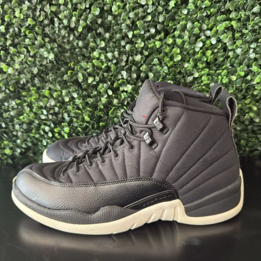 USED Nike Air Jordan 12 Retro Neoprene Nylon Black Gym Red Men’s 12 130690-004